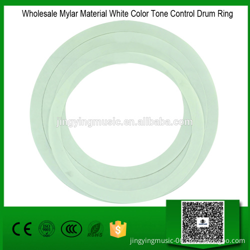 Wholesale Mylar Material White Color Tone Control Drum Ring